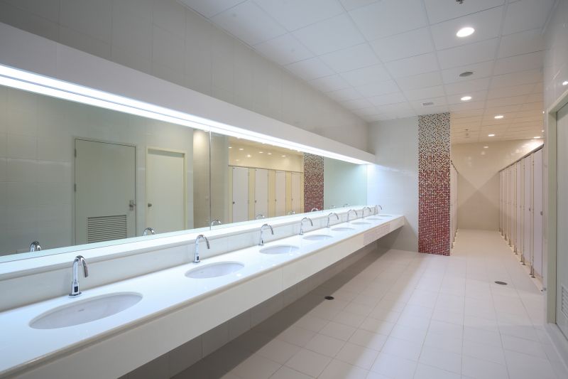 Wide View of a Renovated Bathroom